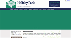 Desktop Screenshot of holidayparksrv.com
